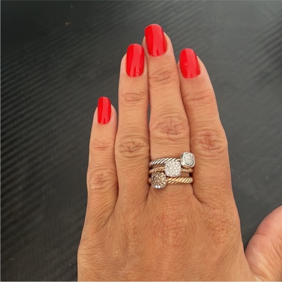 David Yurman Pave Stacking Ring - Picture 7 of 9